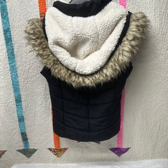 Aeropostle Hooded Quilted Puffy Vest Small - Picture 3 of 6